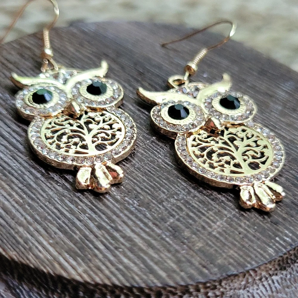 Tree of Life Owls with Sparkle - Picture 5 of 7